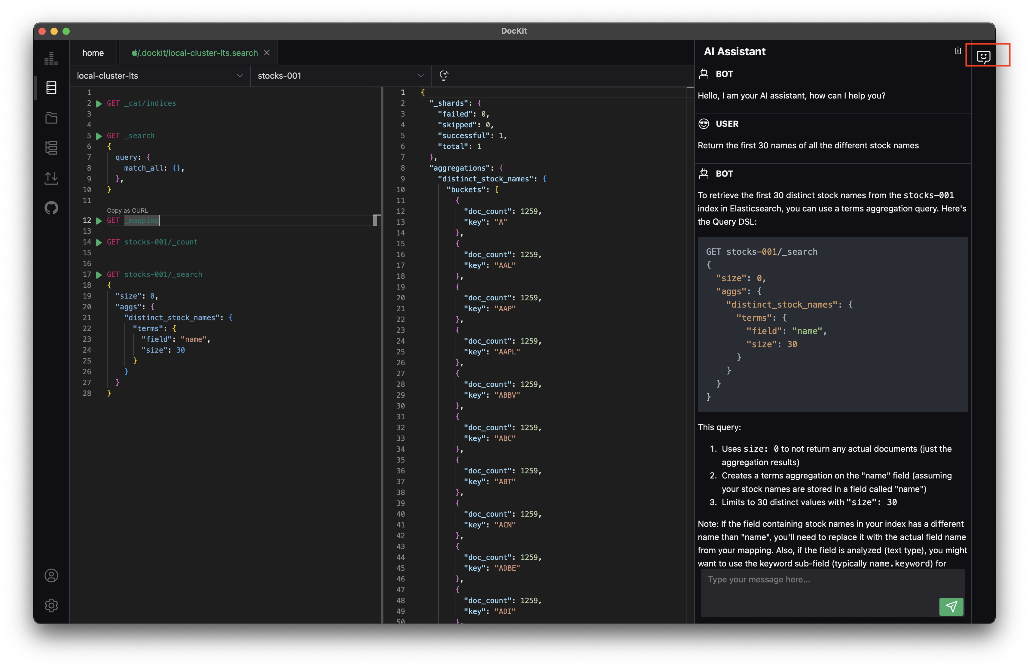 DocKit AI assistant config